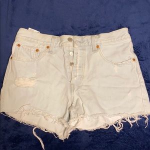 Levis denim shorts